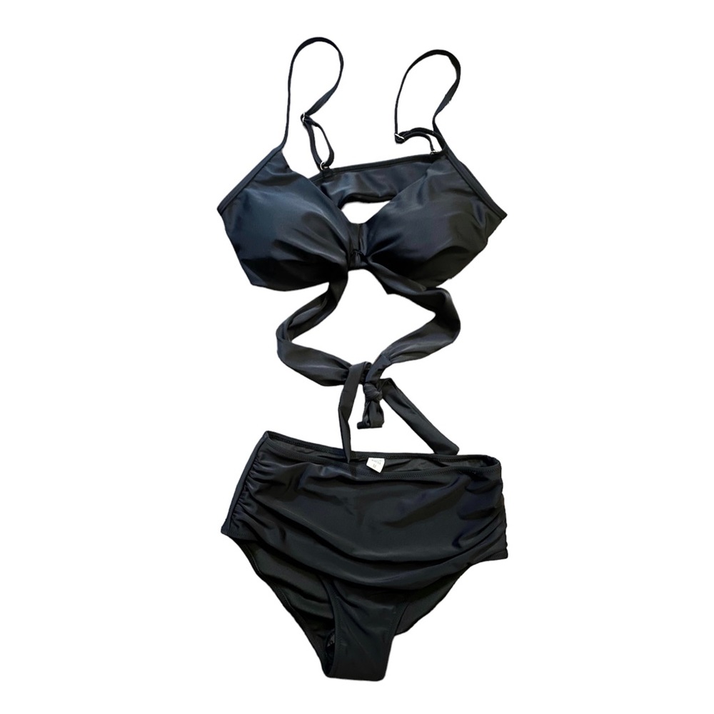 Black High Waist Bikini